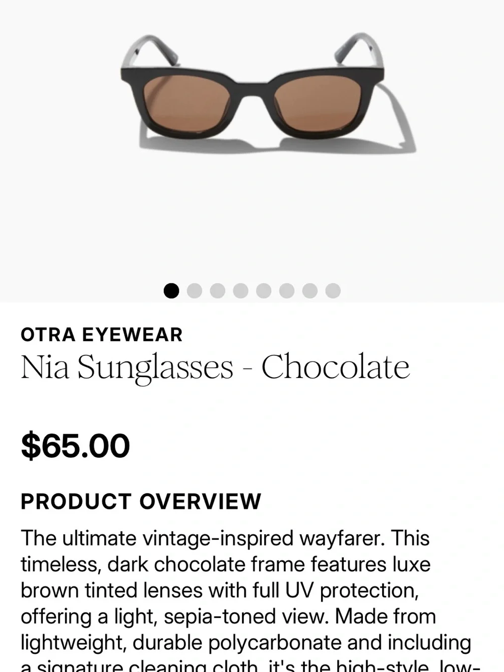NEW! Otra eyewear Nia sunglasses